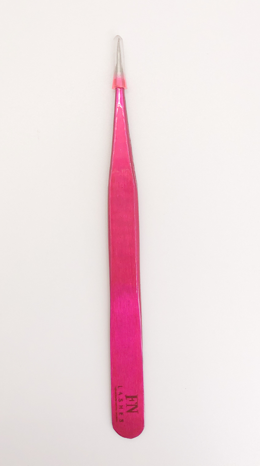 Professional Grade FN Pink Straight Tweezer